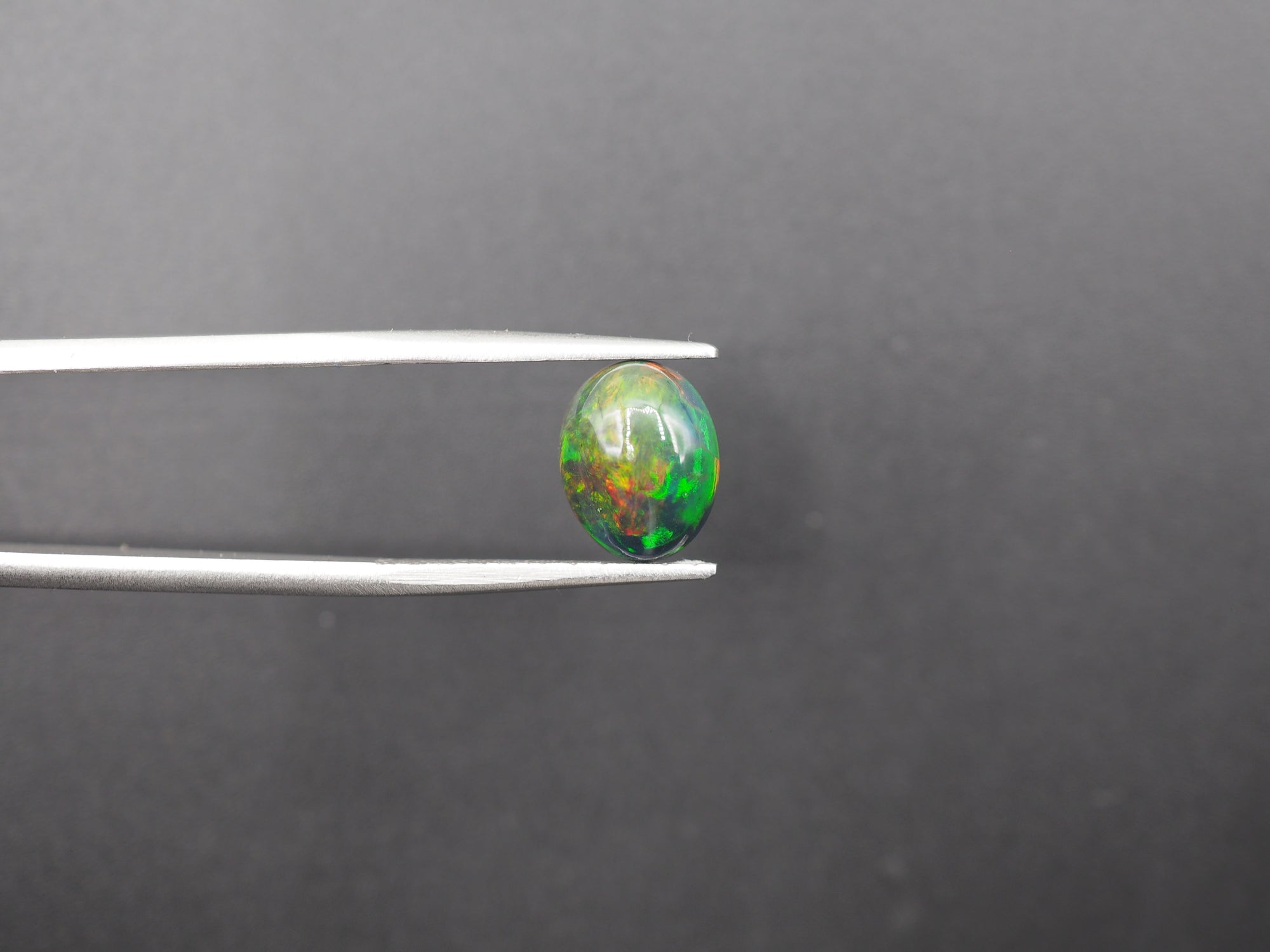 Ethiopian Black Opal Cabochon 10x8 mm Approximately 2.11 Carat (GTG-BOP-44)