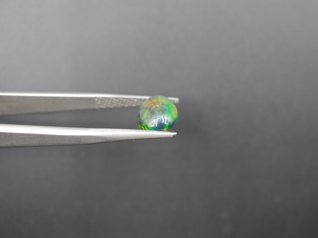 Ethiopian Black Opal Cabochon 10x8 mm Approximately 2.11 Carat (GTG-BOP-44)
