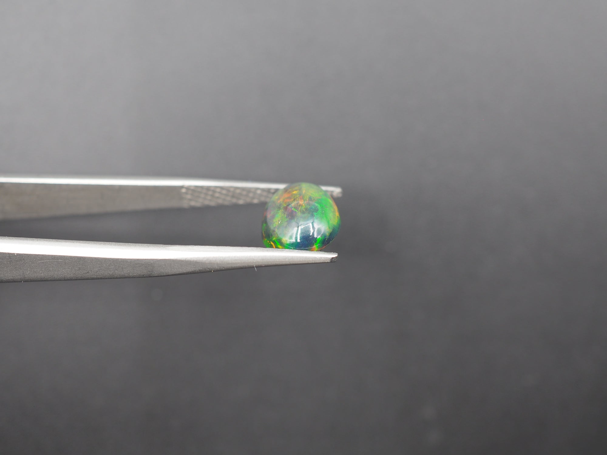 Ethiopian Black Opal Cabochon 10x8 mm Approximately 2.11 Carat (GTG-BOP-44)