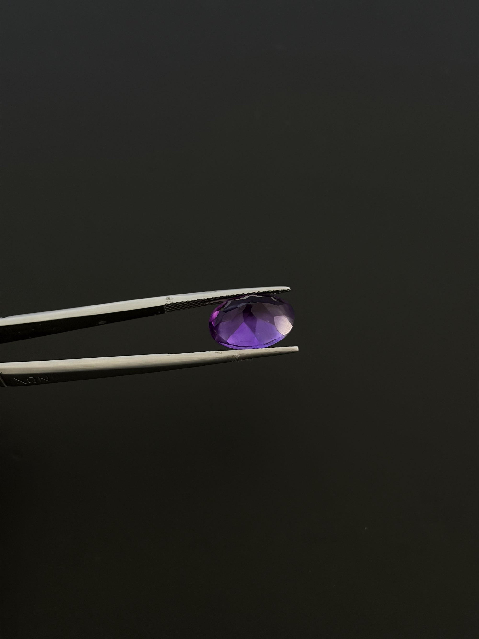 Amethyst Faceted 13.9x10.1 mm Single Piece
