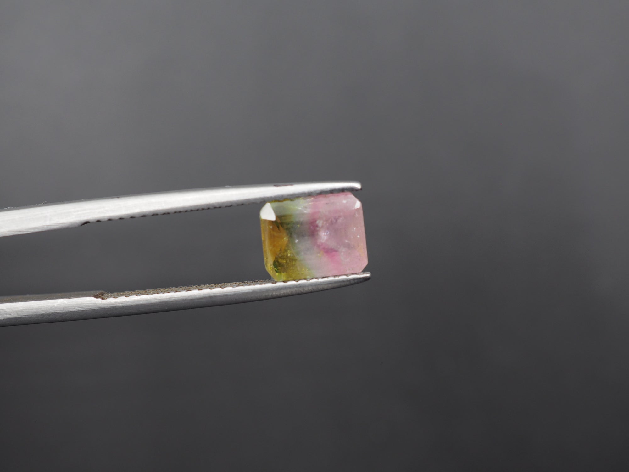 Watermelon Tourmaline Faceted Gemstone 7.8x6.2 mm