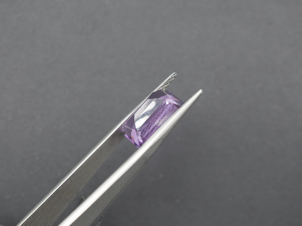 Amethyst Faceted  14.1x10.2 mm Single Piece Approximately 7.37 Carat (GTG-AM-59)