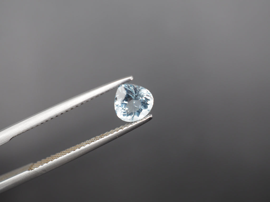 Aquamarine Faceted Gemstone 6x6 mm