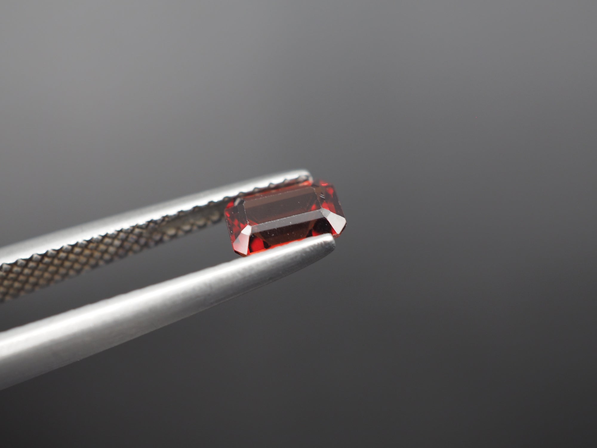 Rhodolite Faceted Garnet Rectangle Shape 6 x 4 mm Approximately 2.84 Carat, 4 Pieces