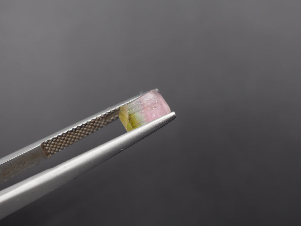 Watermelon Tourmaline Faceted Gemstone 7.8x6.2 mm