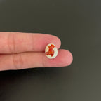 Mexican Fire Opal Cabochon 14x11 mm Approximately 5.28 Carat (GTG-MFO-4)