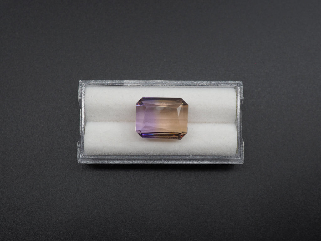 Faceted Ametrine 15x12x9mm Approximately 14.57 Carat