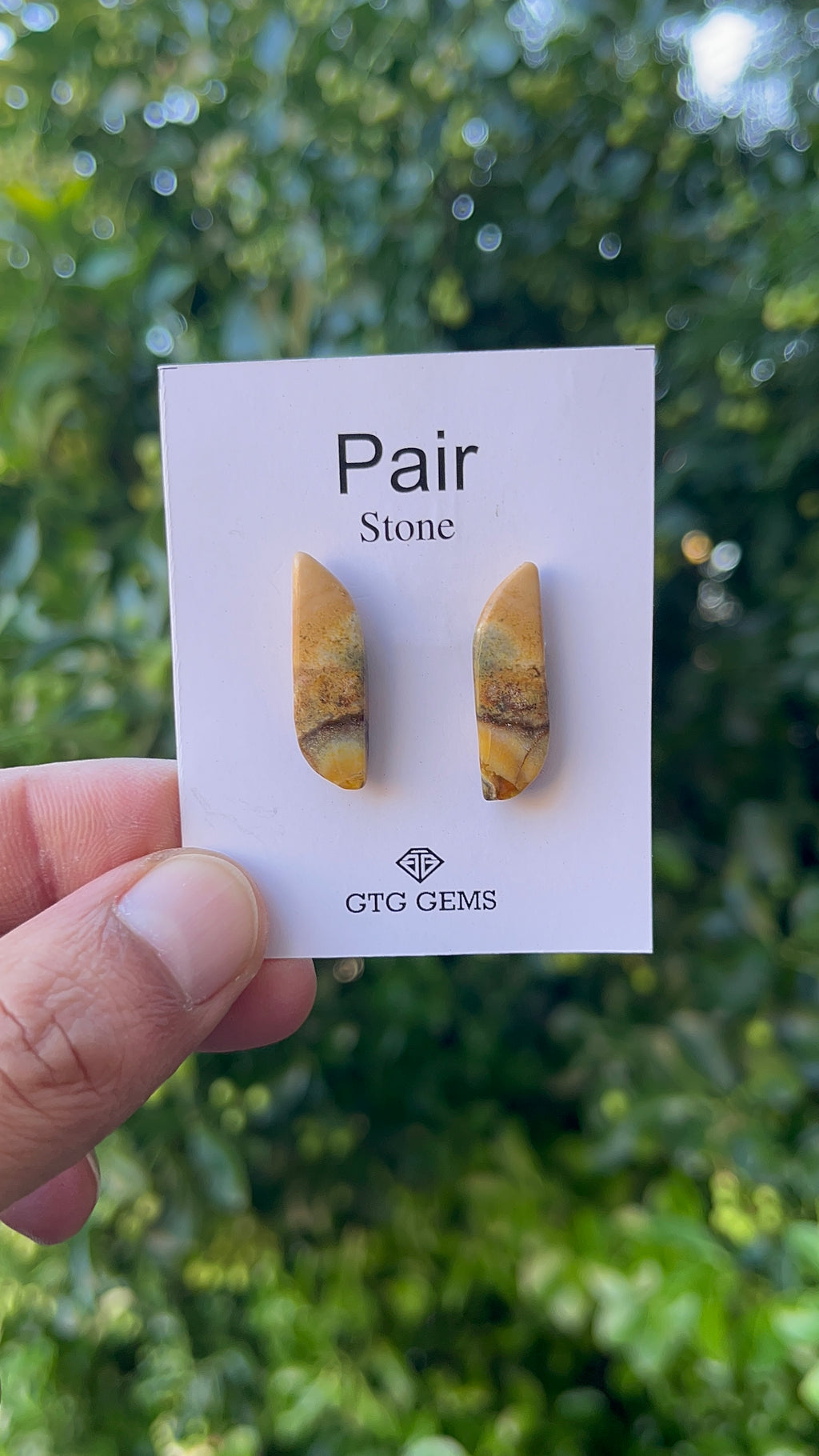 Mookaite Jasper 25x8mm Matching Pair Cabochon Approximately 11 Carat (GTG-MMK-3)