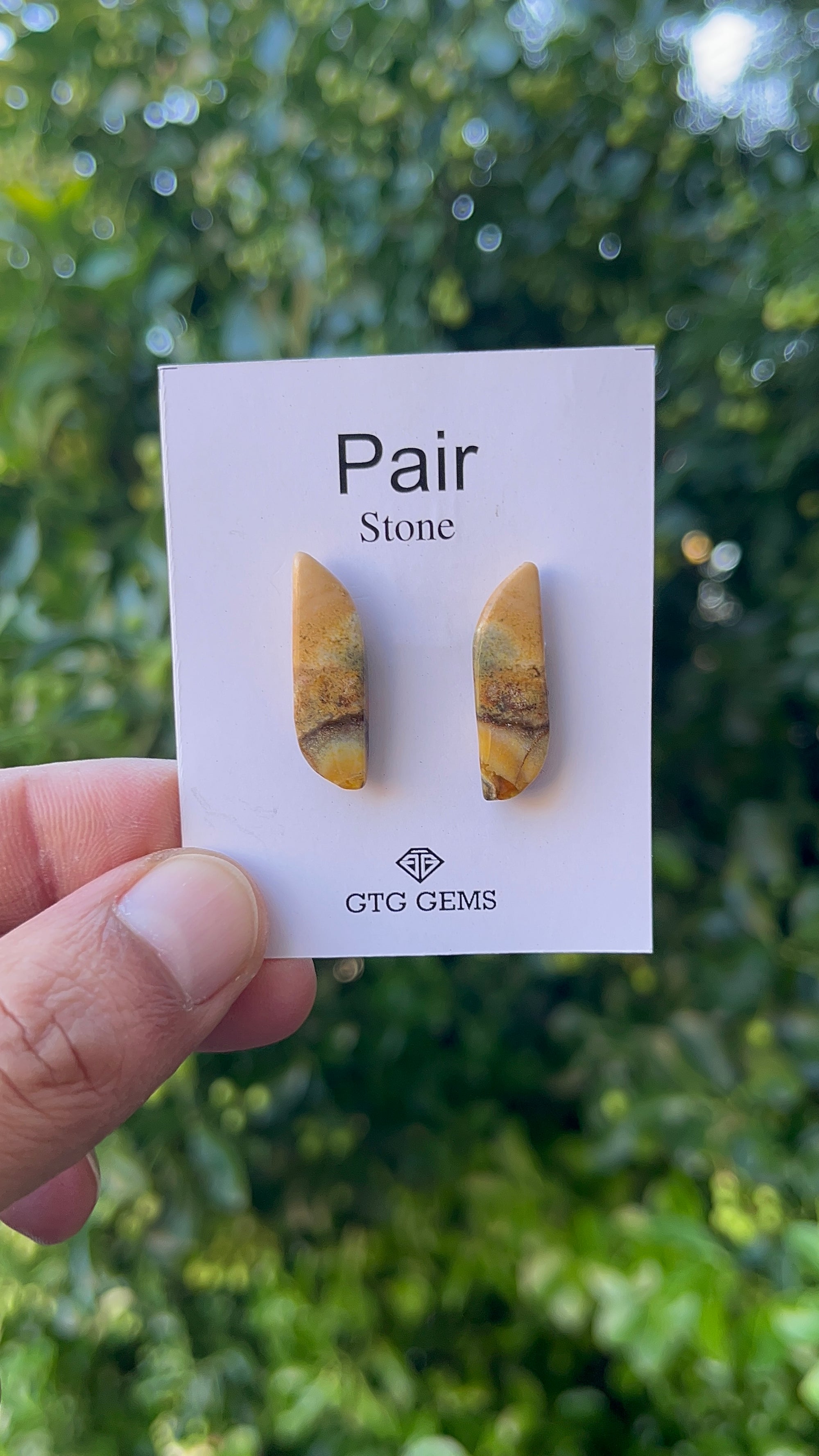 Mookaite Jasper 25x8mm Matching Pair Cabochon Approximately 11 Carat (GTG-MMK-3)