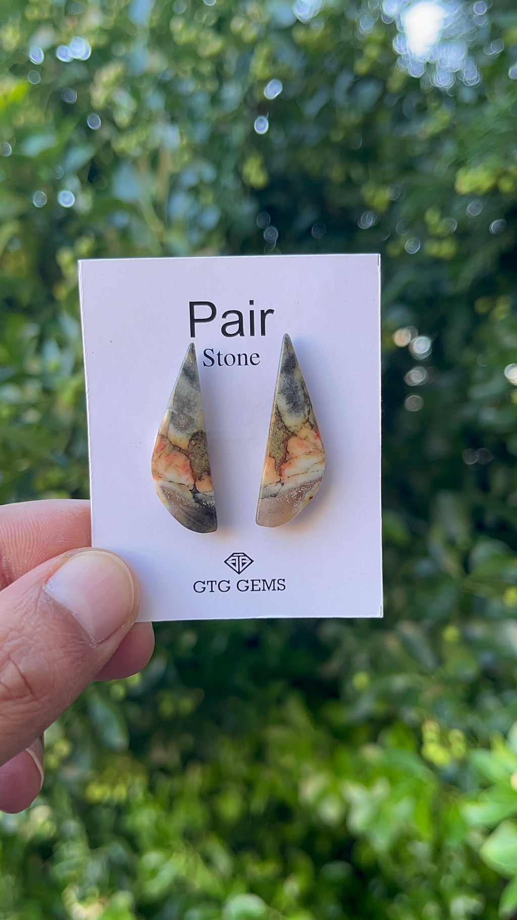 Mookaite Jasper 33x10mm Matching Pair Cabochon Approximately 19 Carat (GTG-MMK-7)