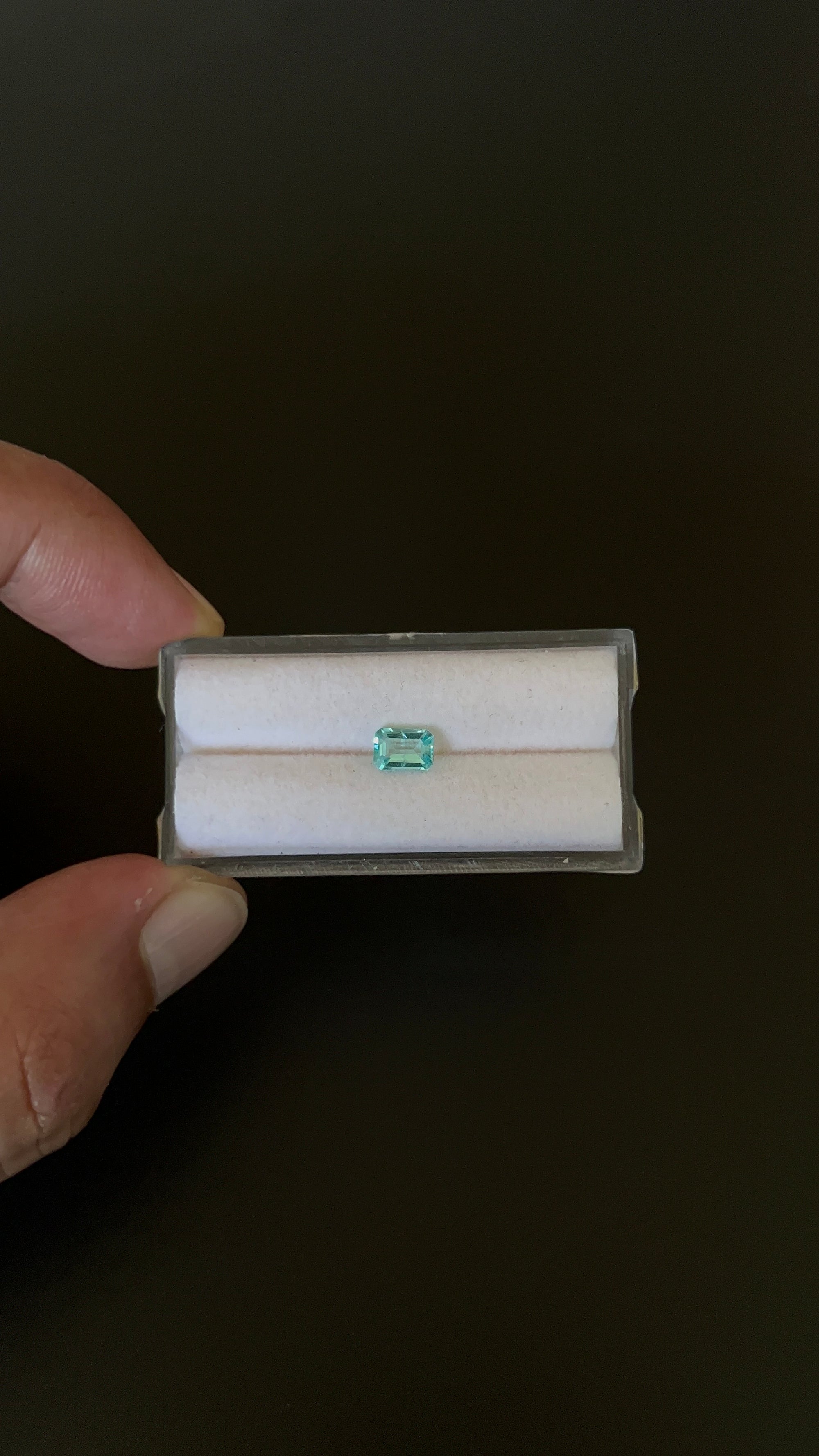 Natural Blue Apatite Faceted 6.2x4.4 mm Approximately .64 Carat (GTG-AP-143)