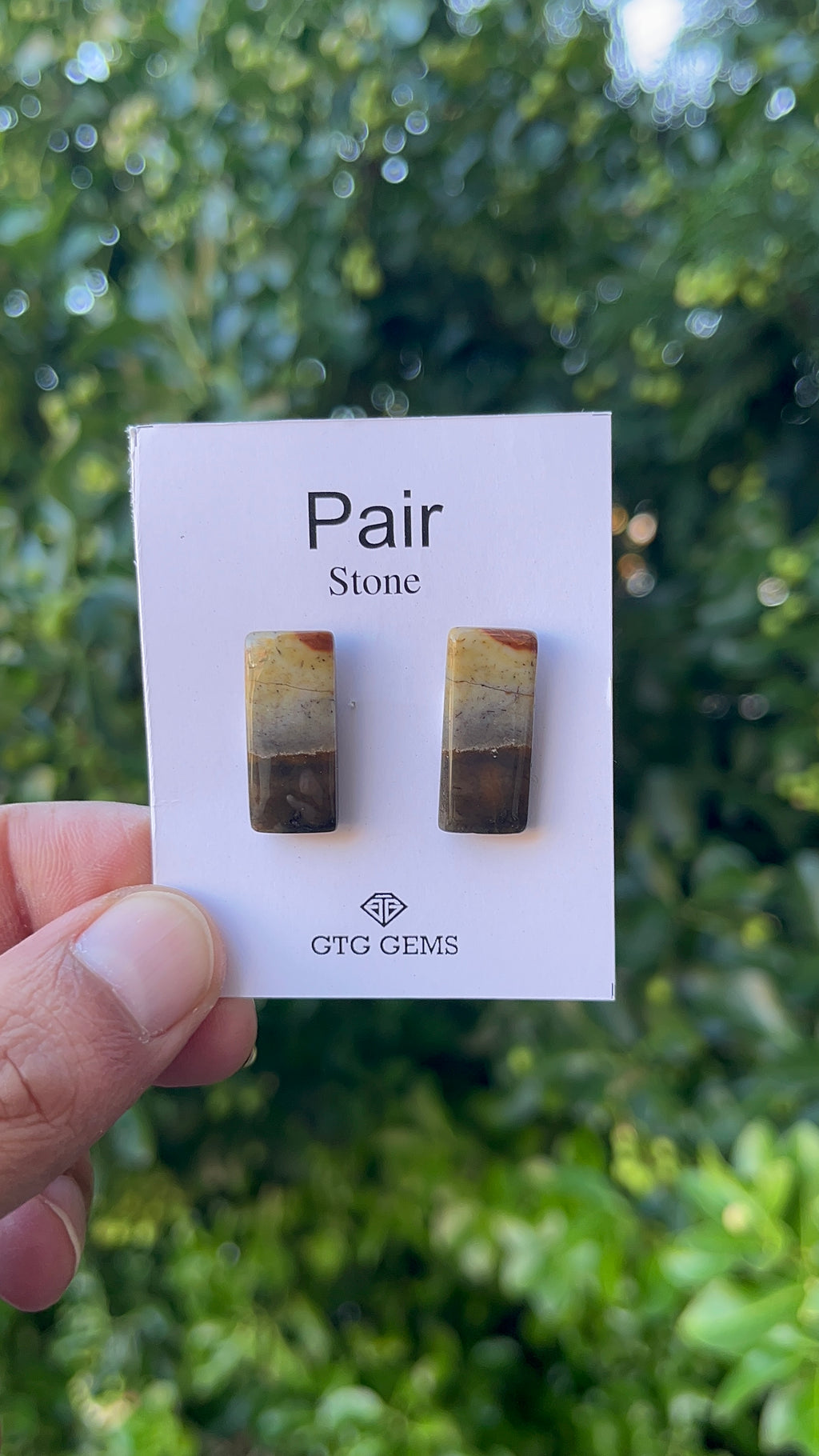 Mookaite Jasper 22x10mm Matching Pair Cabochon Approximately 19 Carat (GTG-MMK-12)