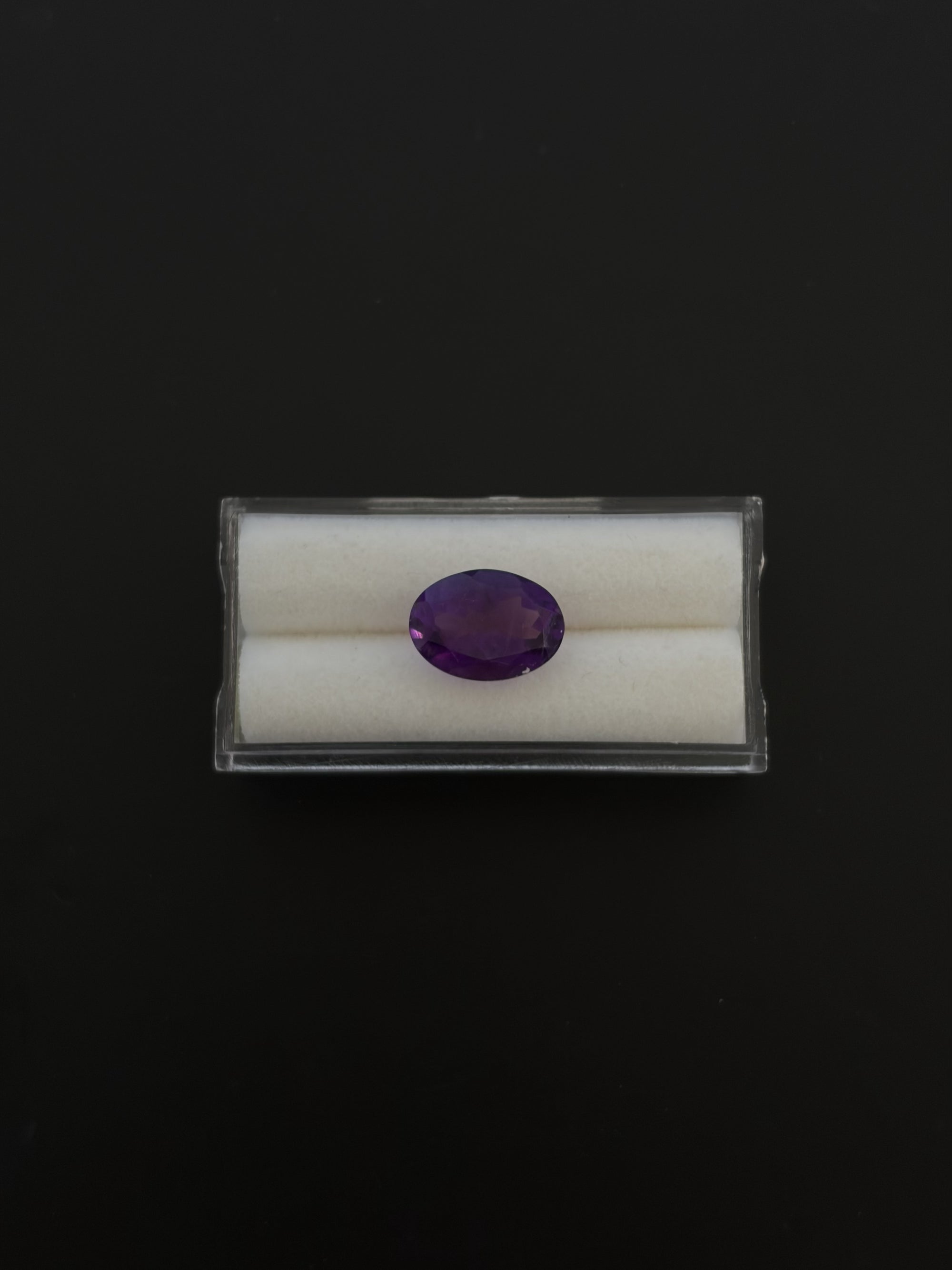 Amethyst Faceted 13.9x10.1 mm Single Piece
