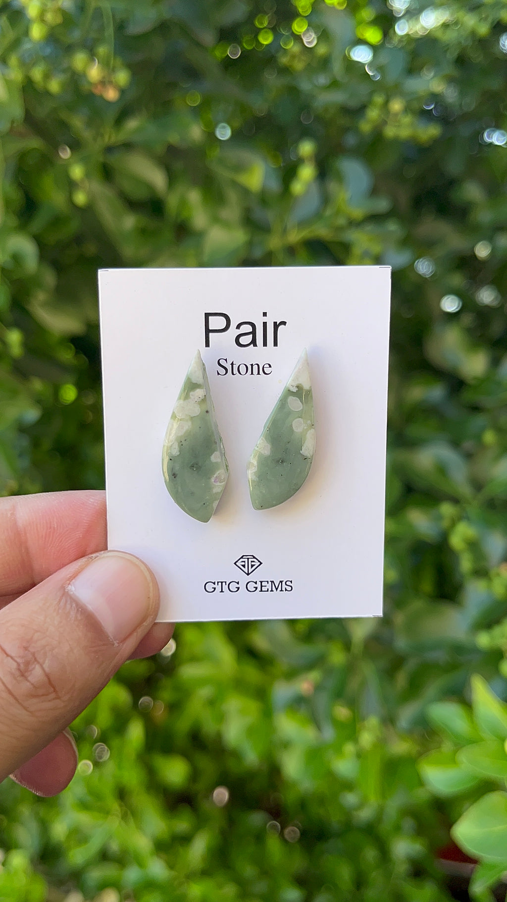 Serpentine Matching Cabochon 30x11 mm, Approximately 29.5 Carat (GTG-MSC-8)