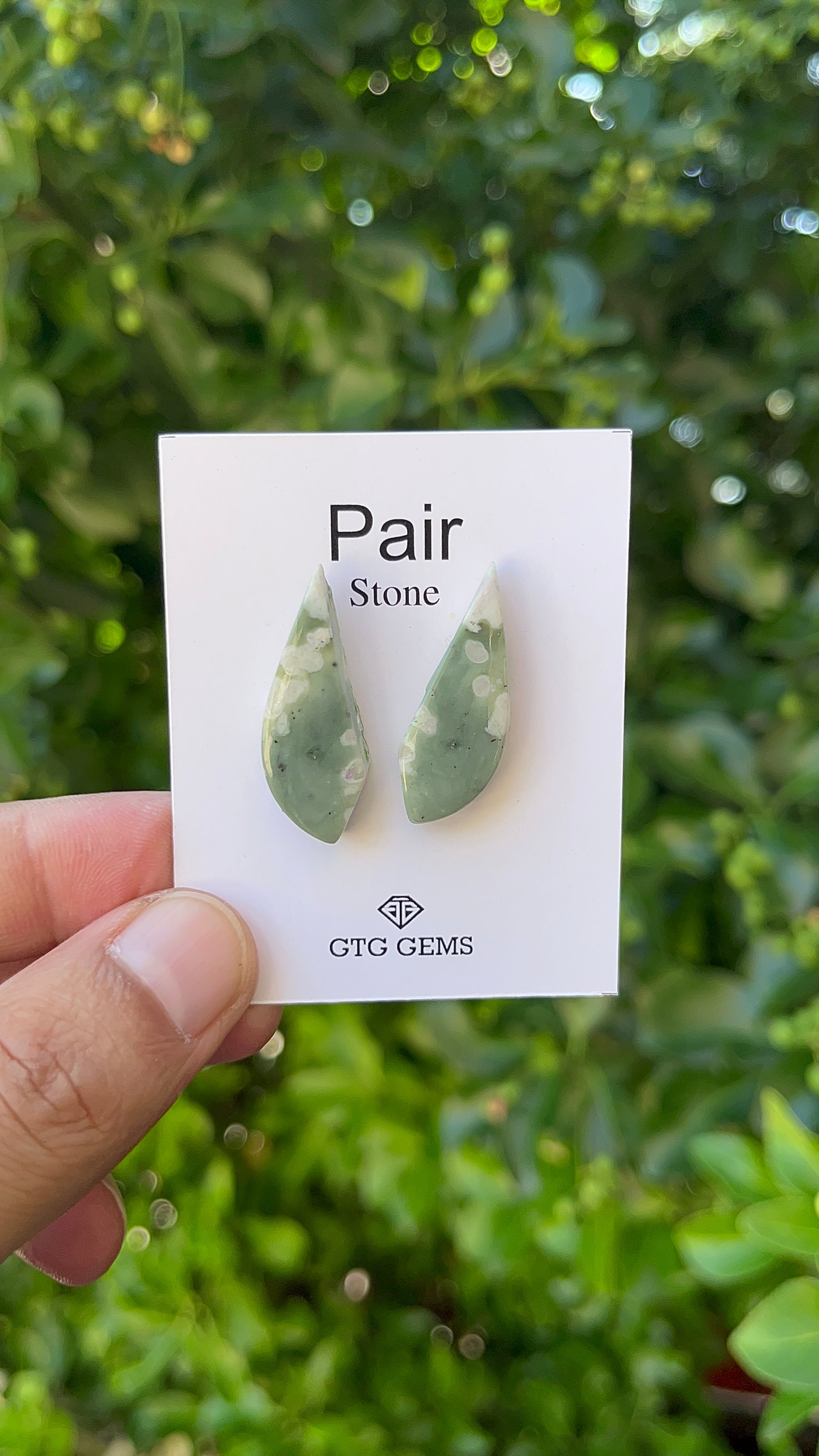 Serpentine Matching Cabochon 30x11 mm, Approximately 29.5 Carat (GTG-MSC-8)