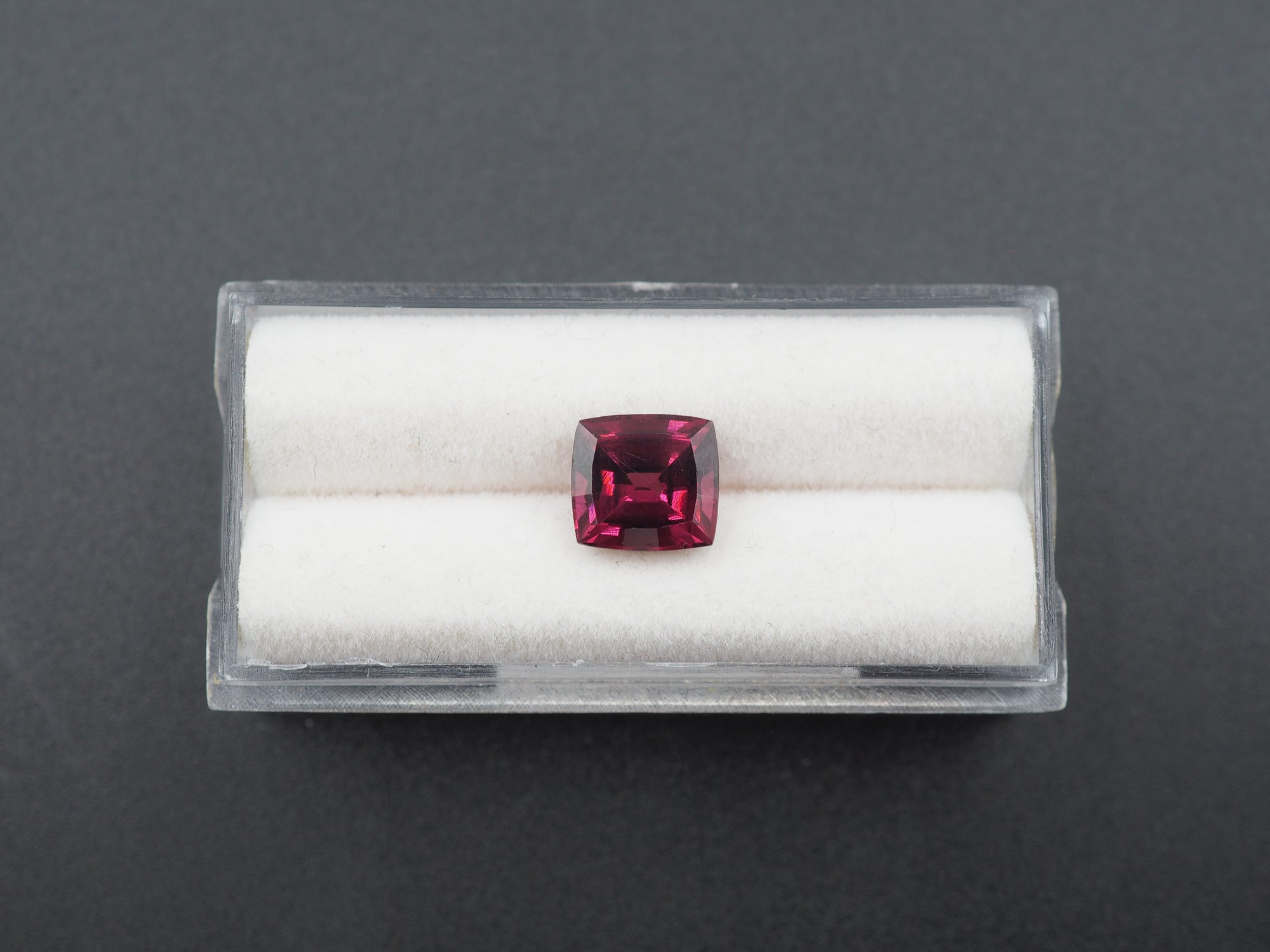 Purple Garnet Faceted 8.4x7.9 mm Approximately 2.88 Carat (GTG-PG-9)