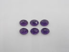 Rose cut Amethyst  Oval 8x6 mm Approximately 5.57 Carat (GTG-RCA-7)