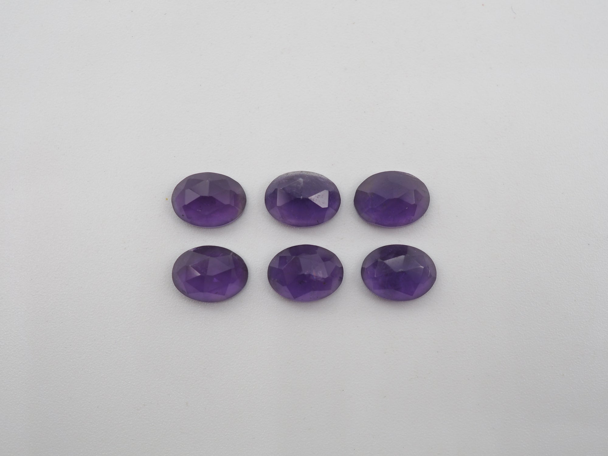 Rose cut Amethyst  Oval 8.5x6.5 mm Approximately 6.50 Carat (GTG-RCA-6)
