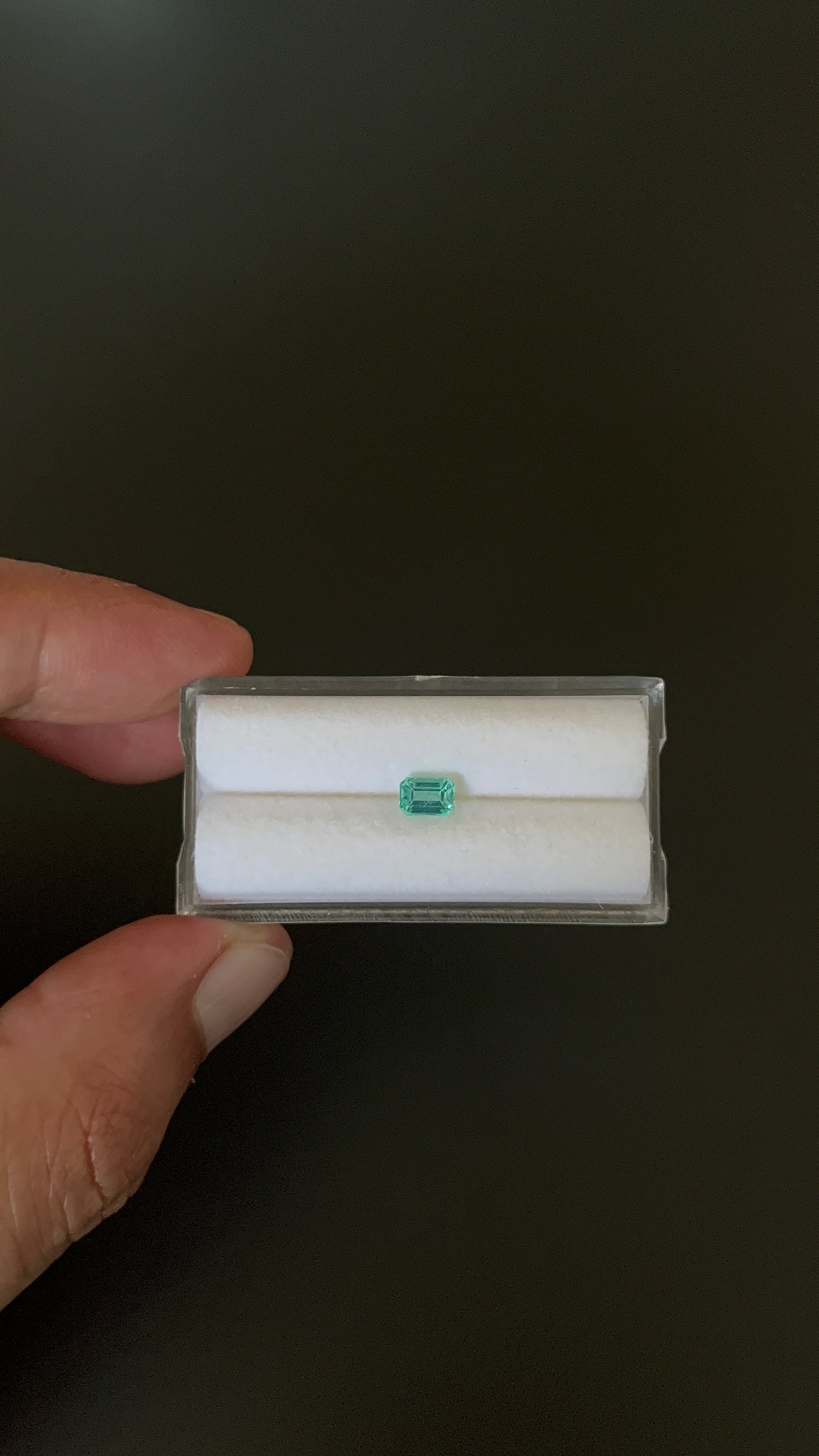 Natural Blue Apatite Faceted 5.6x3.9 mm Approximately .58 Carat (GTG-AP-91)
