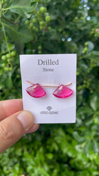 Hydro Drilled Tourmaline 14x20mm, Approximately 15.50 Carat (GTG-HT-7)