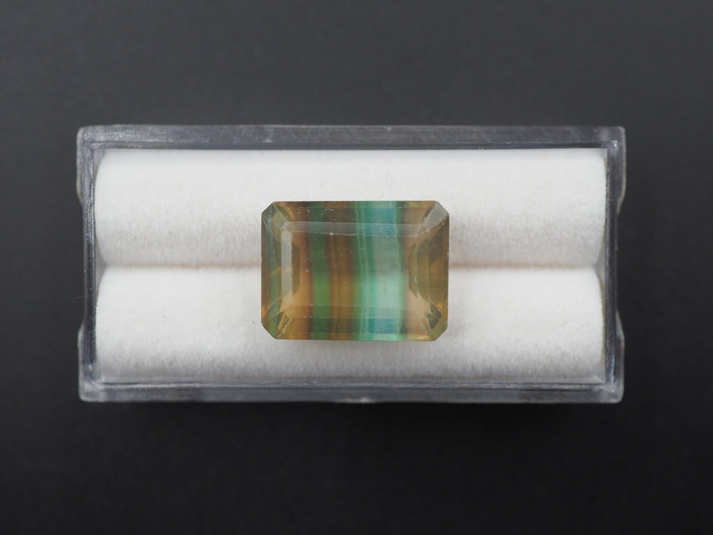 Fluorite Faceted Gemstone 16x12 mm