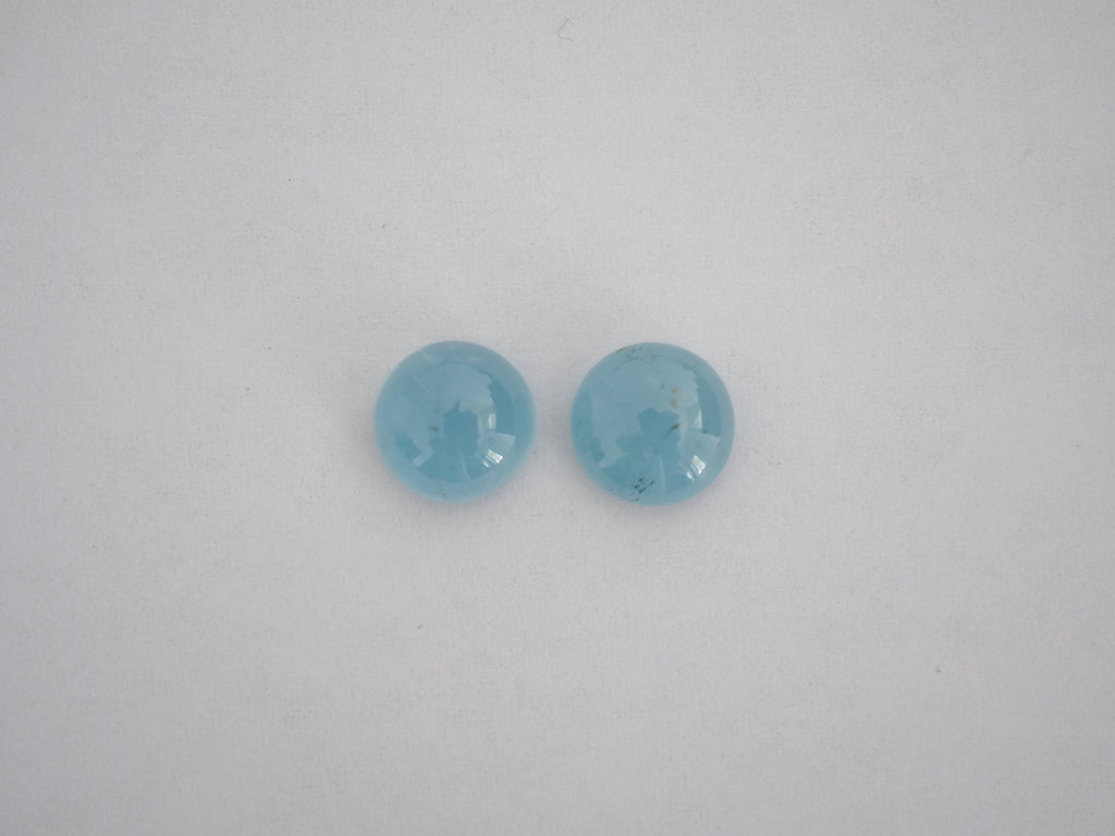 Aquamarine Cabochon 8 mm