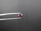 Rhodolite Garnet Faceted Round 5mm Approximately 1.64 Carat, 2 Pieces