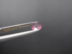 Rhodolite Garnet Faceted Round 5mm Approximately 1.64 Carat, 2 Pieces