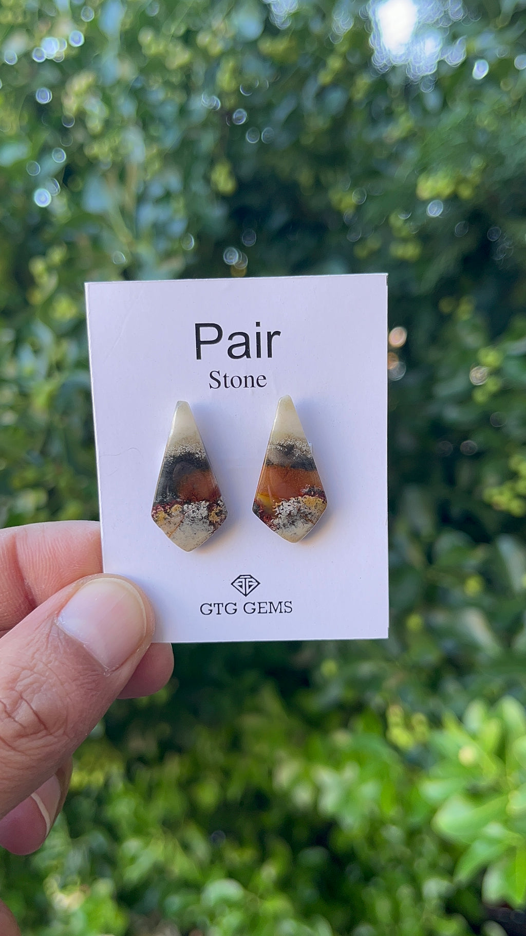 Mookaite Jasper 26x13mm Matching Pair Cabochon Approximately 17 Carat (GTG-MMK-11)