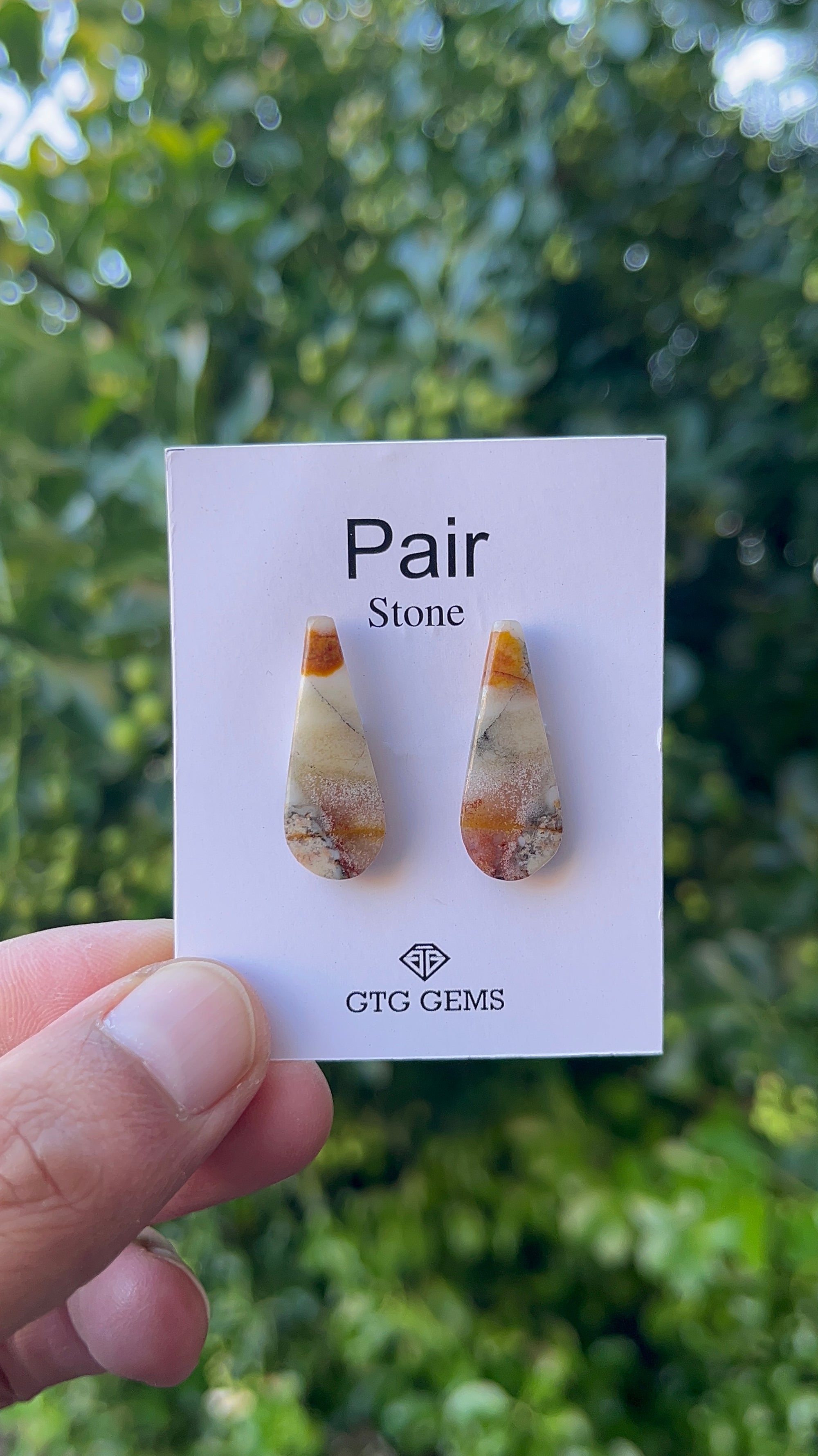 Mookaite Jasper 26x10mm Matching Pair Cabochon Approximately 15.5 Carat (GTG-MMK-8)