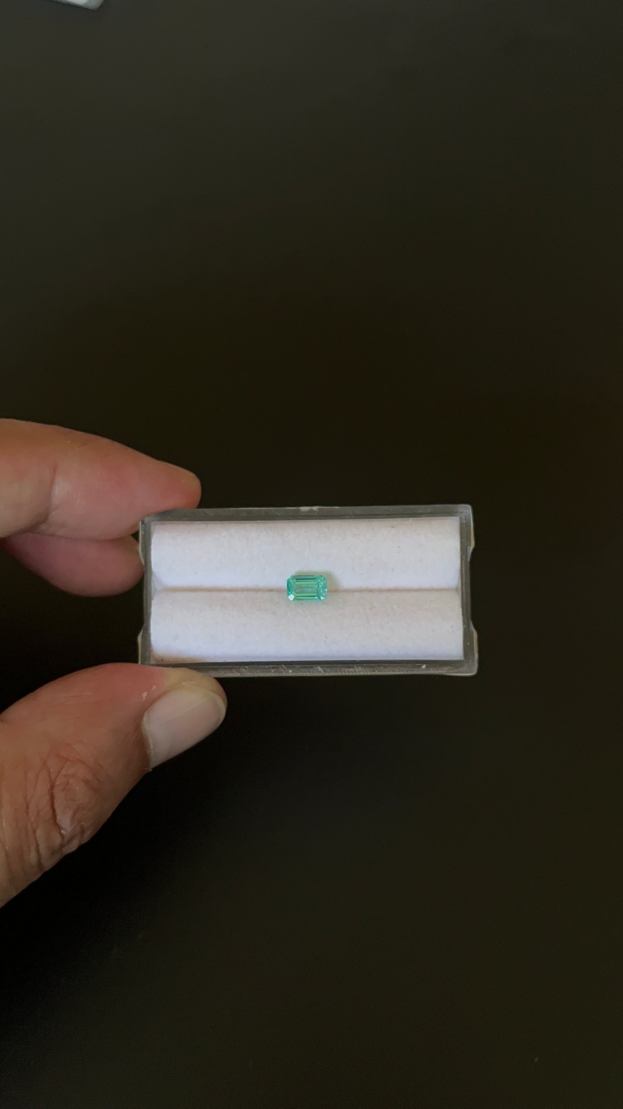Natural Blue Apatite Faceted 6x3.7 mm Approximately .63 Carat (GTG-AP-136)