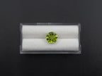 Peridot  Faceted Round Shape 9 mm Single Piece Approximately 2.90 Carat