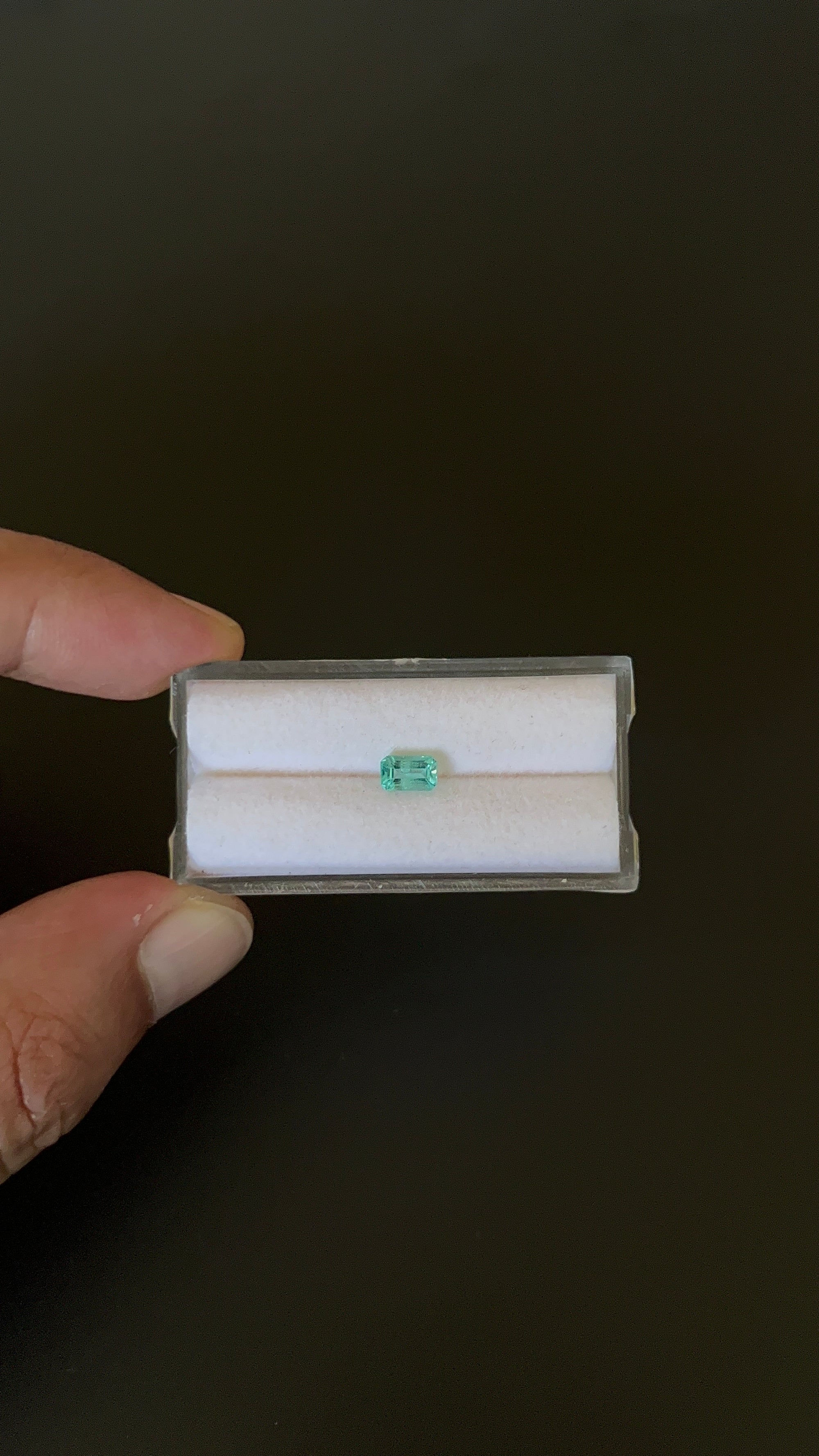 Natural Blue Apatite Faceted 6.1x3.8 mm Approximately .64 Carat (GTG-AP-139)