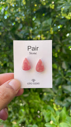 Rhodochrosite 17x12mm Matching Pair Cabochon