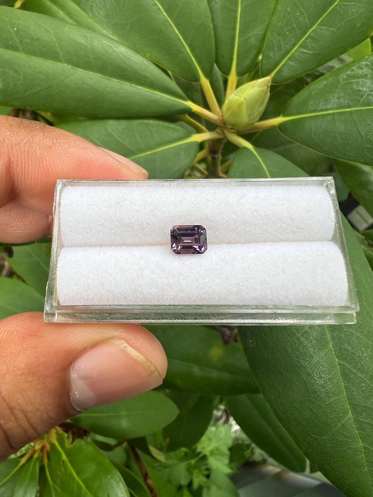 Violet Spinel Emerald Cut 6x5x3.7mm Single Piece Approximately 0.83 Carat (GTG-SP-23)