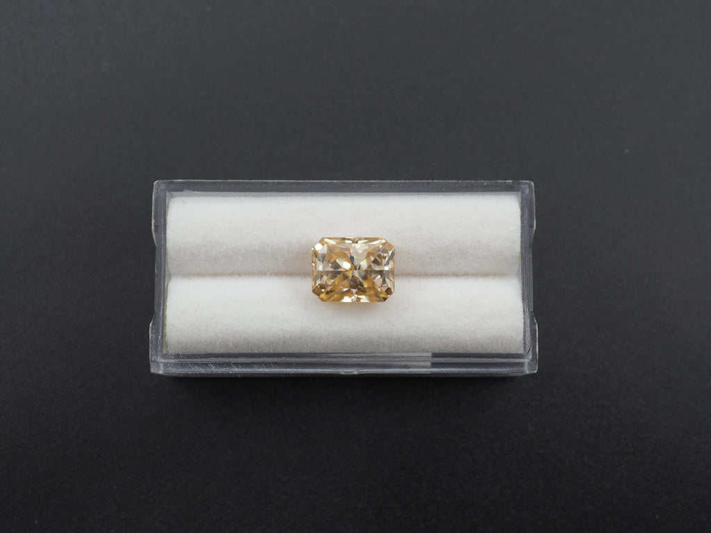 Moissanite Faceted Rectangle Shape  10.6x8.3 mm Single Piece Approximately 4.72 Carat