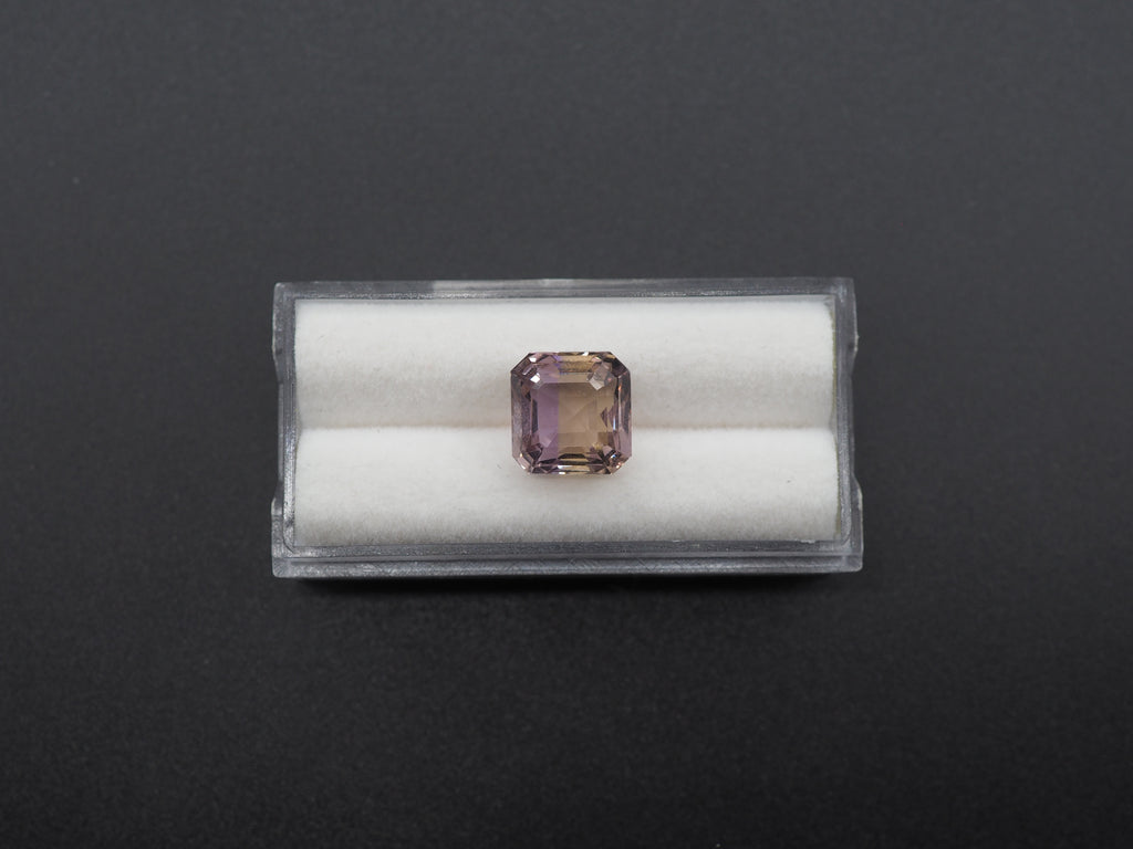 Faceted Ametrine 10x10.2mm Approximately 5.94 Carat (GTG-AMT-5)