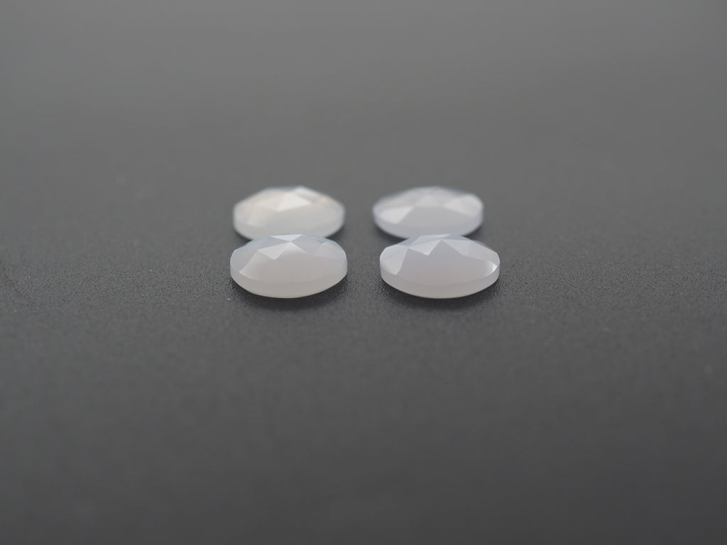 Rose cut Blue Chalcedony 10 mm Approximately 8.13 Carat (GTG-RCBC-3)