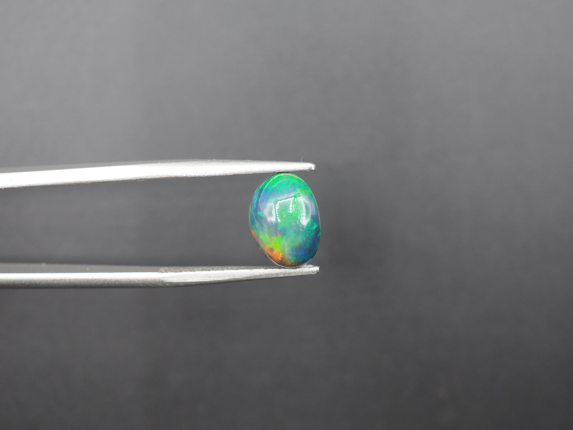 Ethiopian Black Opal Cabochon 10x8 mm Approximately 2.34 Carat (GTG-BOP-42)