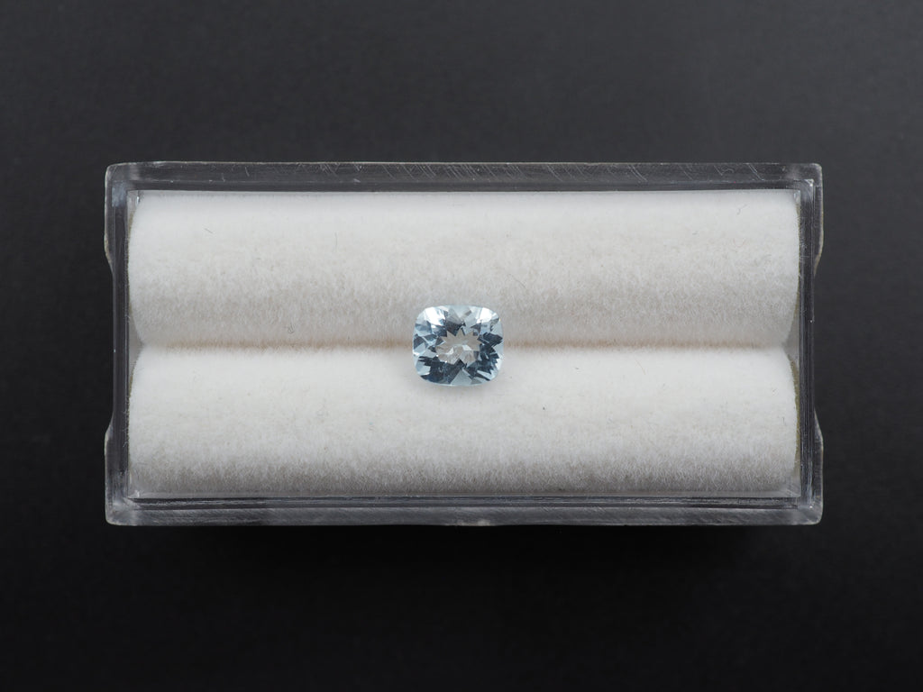 Aquamarine Faceted Gemstone 6x5.2 mm