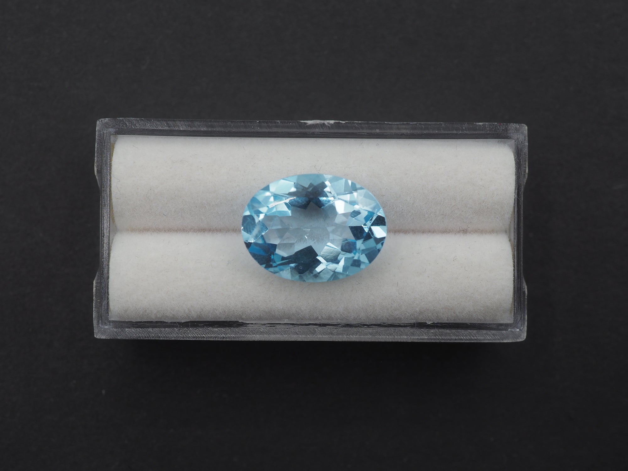 Blue Topaz Faceted Gemstone 15.9x11.9 mm Single Piece Approximately 10.11 Carat (GTG-TO-110)