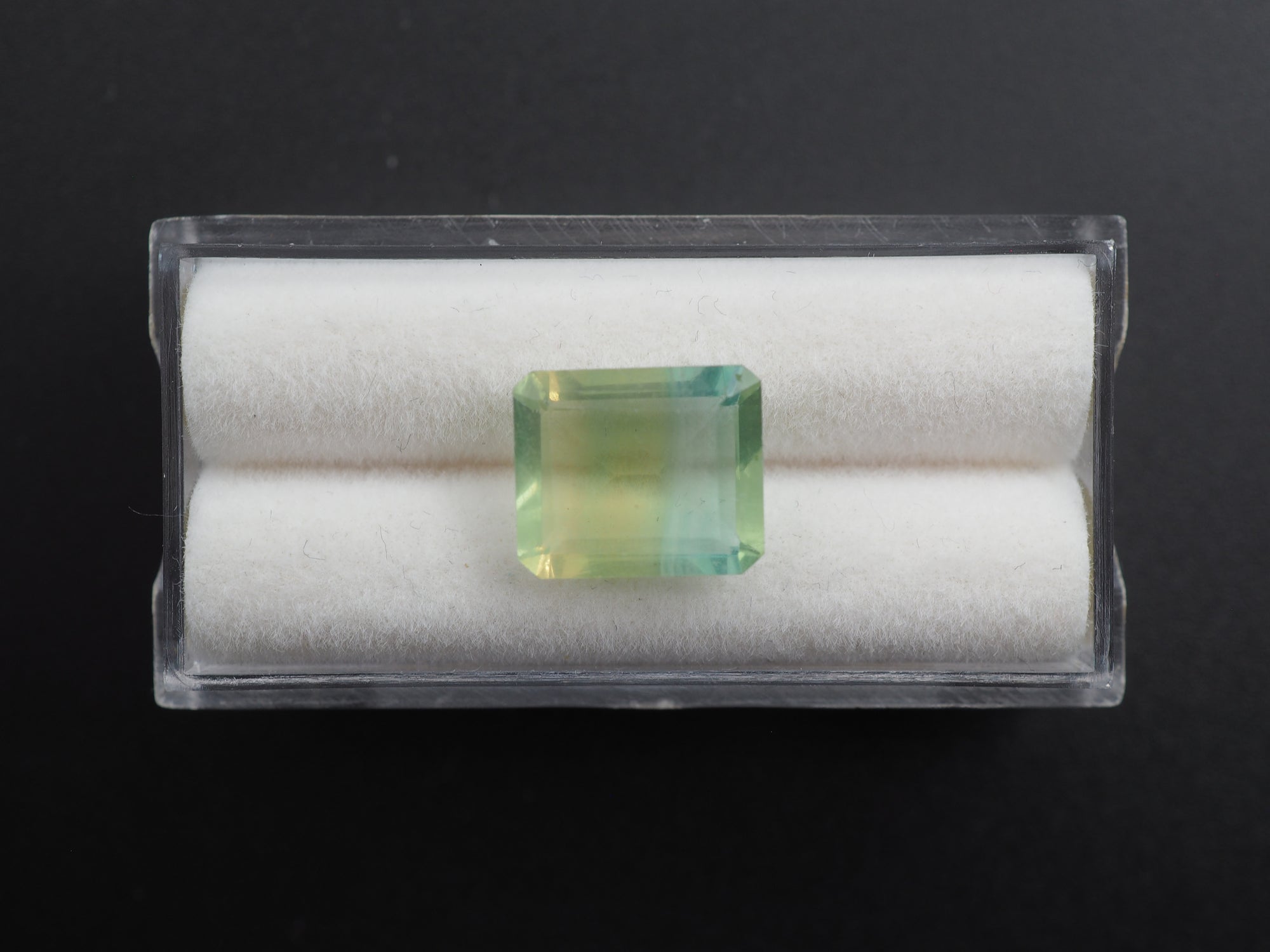 Fluorite Faceted Gemstone 12x10 mm