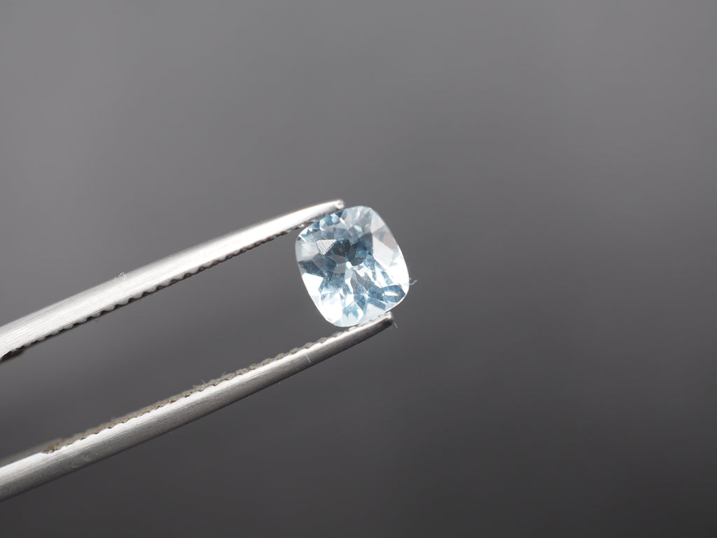 Aquamarine Faceted Gemstone 6x5.2 mm
