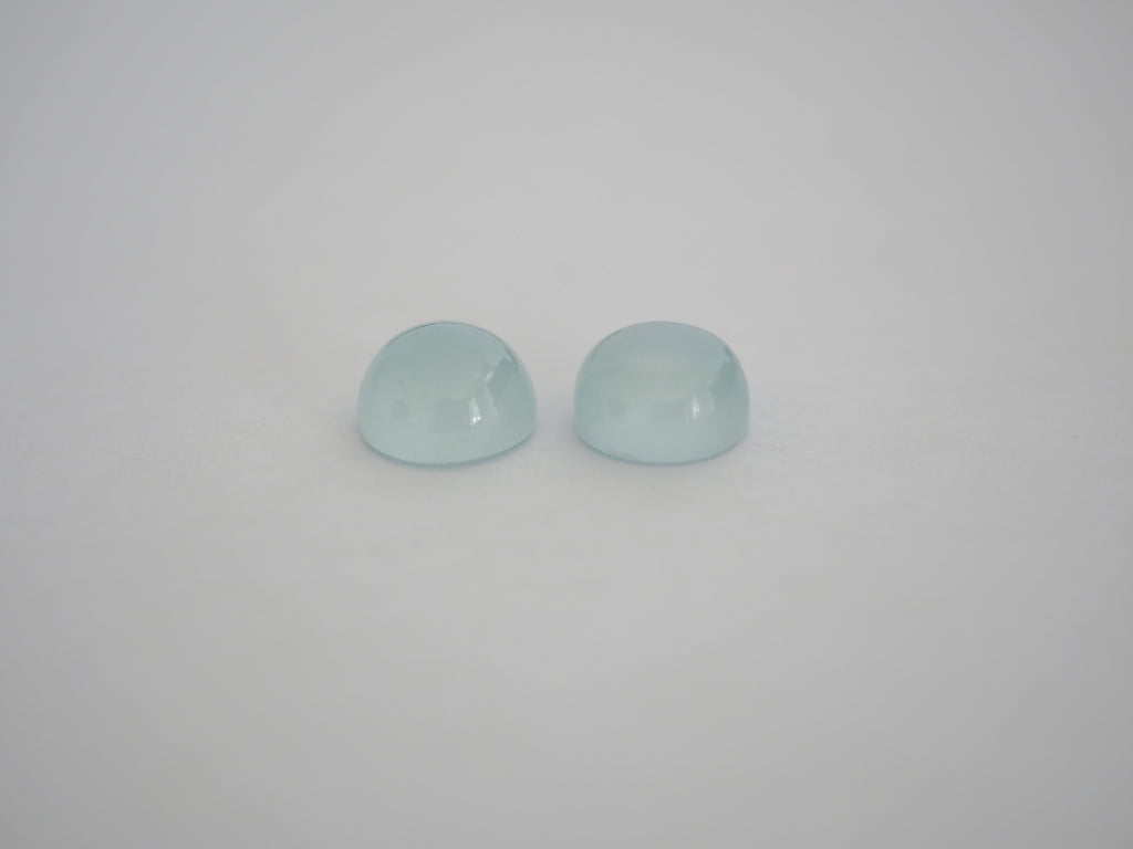 Aquamarine Cabochon 9 mm