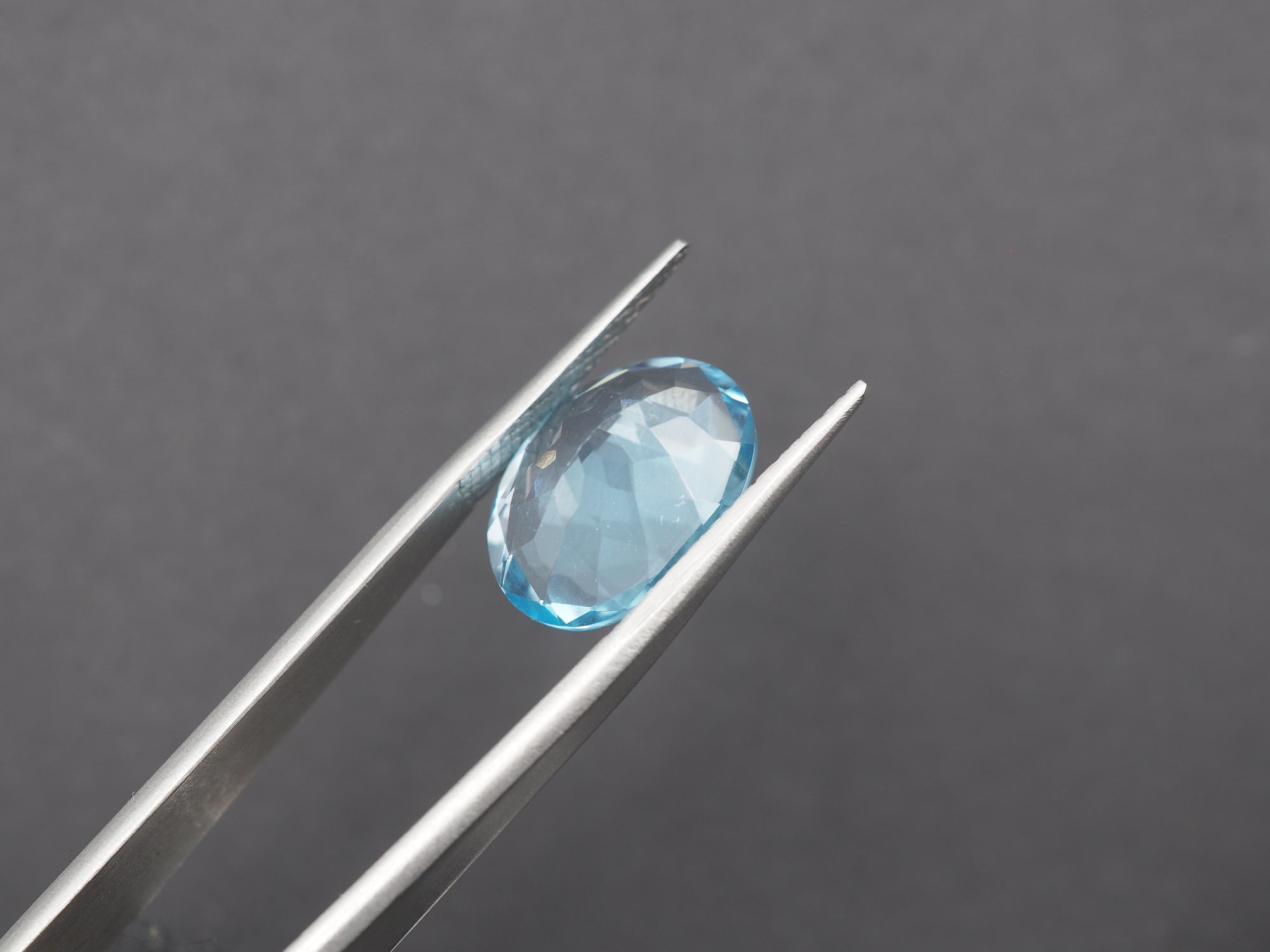 Blue Topaz Faceted Gemstone 15.9x11.9 mm Single Piece Approximately 10.11 Carat (GTG-TO-110)