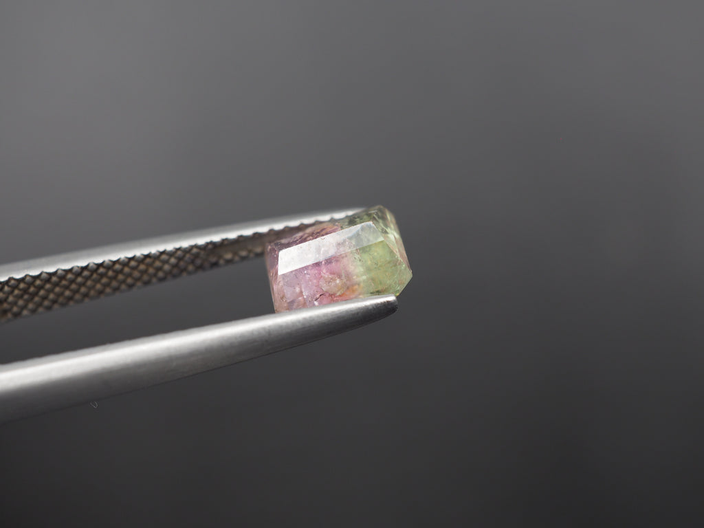 Watermelon Tourmaline Faceted Gemstone 7.6x6.1 mm