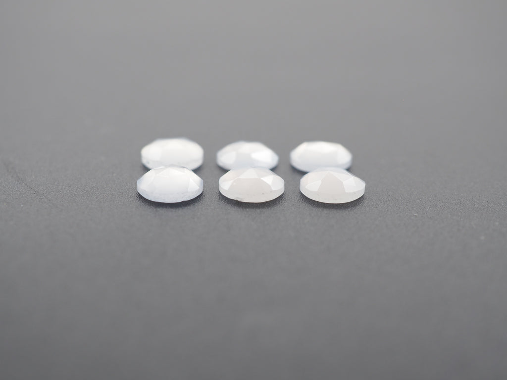 Rose cut Blue Chalcedony 8 mm Approximately 7.78 Carat (GTG-RCBC-4)