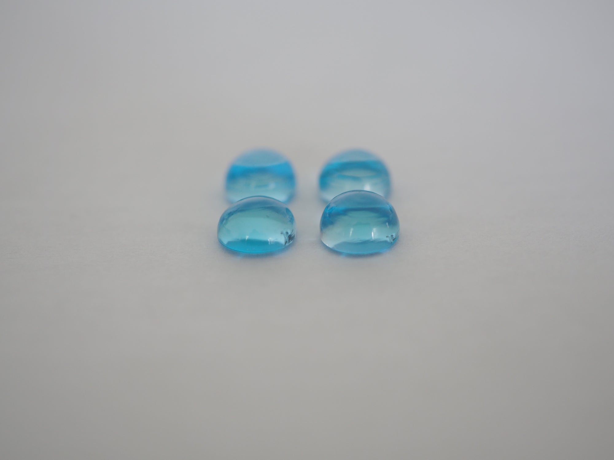 Swiss Blue Topaz Cabochon 6 mm