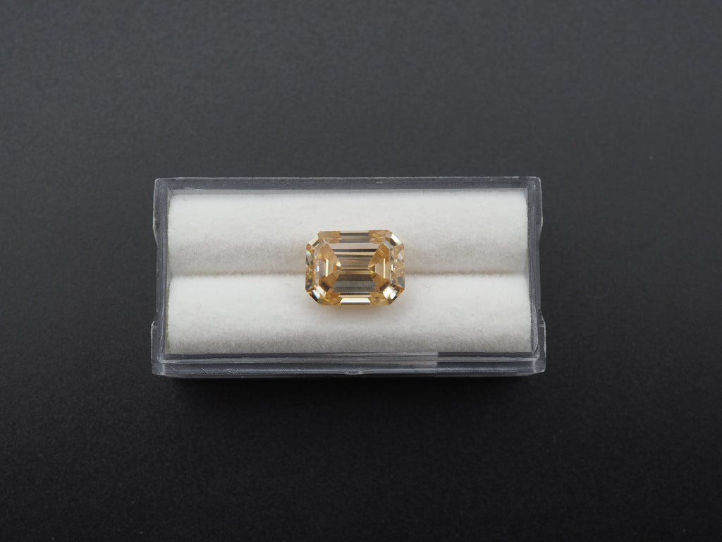 Moissanite Faceted Emerald Cut 12.3x9.4mm Approximately 6.78 Carat