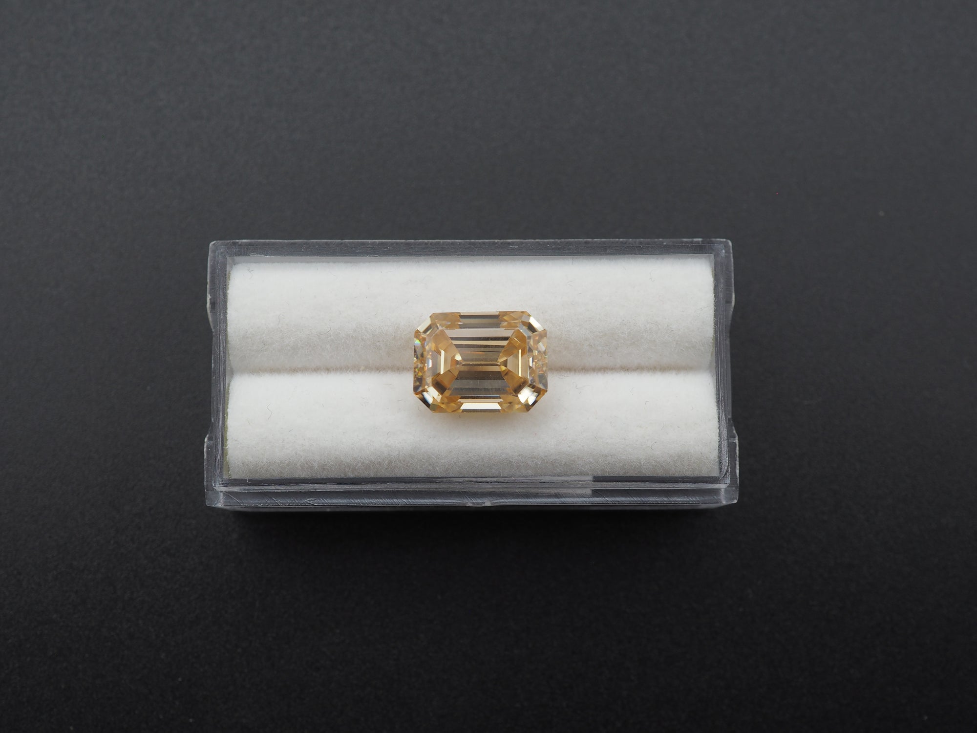 Moissanite Faceted Emerald Cut 12.3x9.4mm Approximately 6.78 Carat